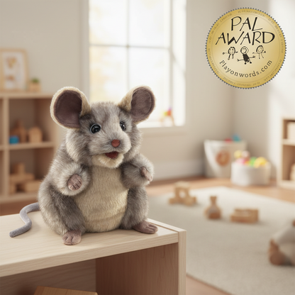 Grey Mouse Puppet - PAL Award Winner