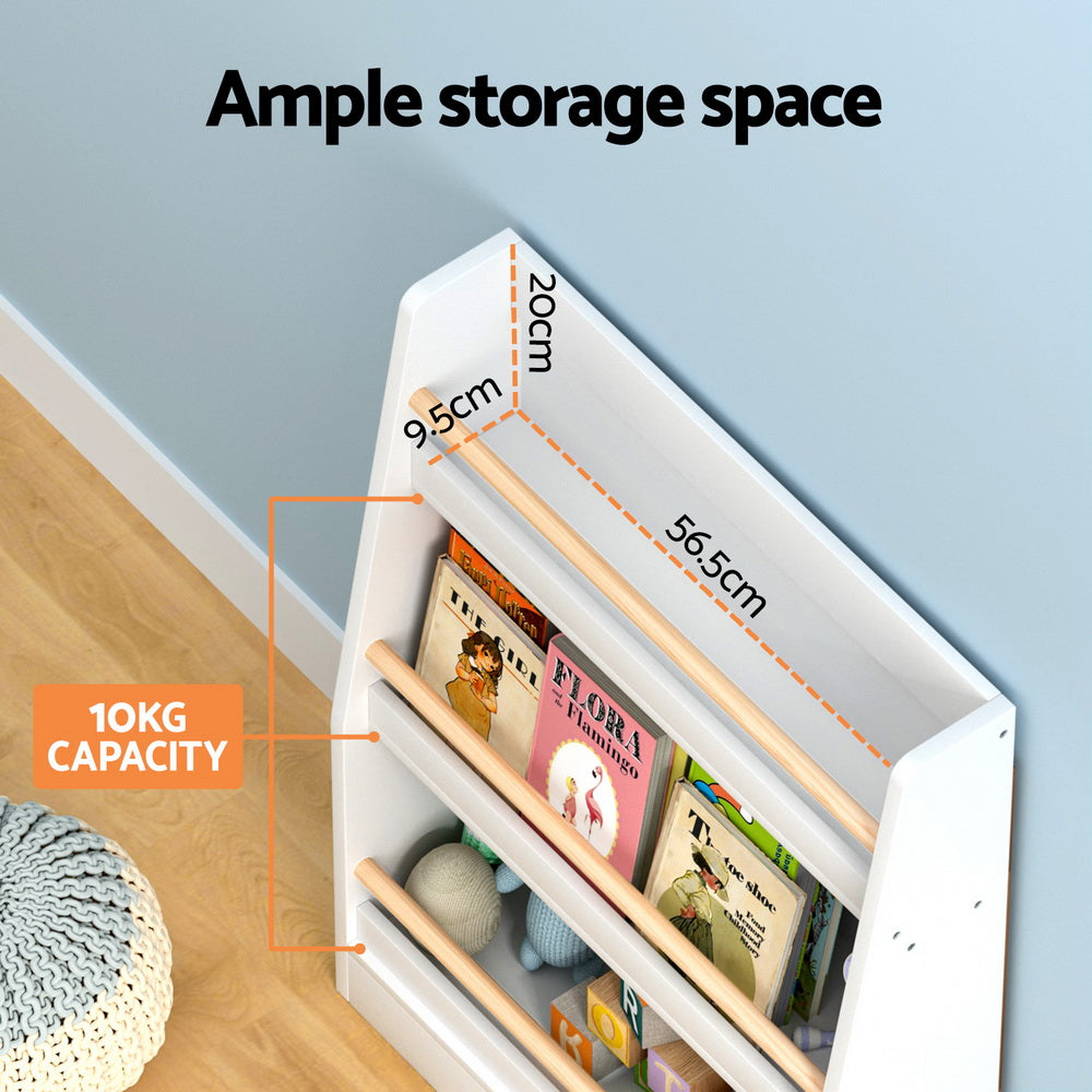 Keezi Kids Bookshelf & Toy Storage Shelf | My Little Wallaby