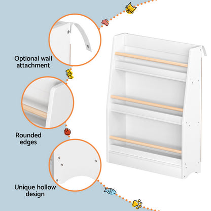 Keezi Kids Bookshelf & Toy Storage Shelf | My Little Wallaby