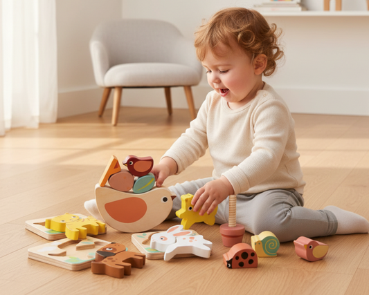 24 Months Garden Playtime Set - puzzles, sorting & imaginative play | My Little Wallaby