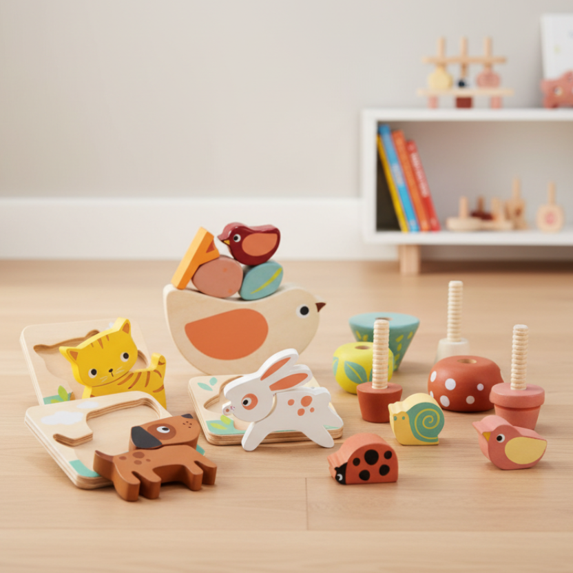 24 Months Garden Playtime Set - puzzles, sorting & imaginative play | My Little Wallaby