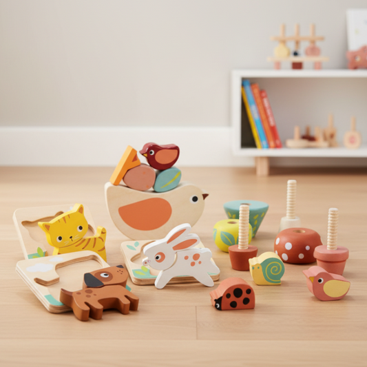 24 Months Garden Playtime Set - puzzles, sorting & imaginative play | My Little Wallaby