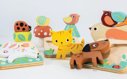 24 Months Garden Playtime Set - puzzles, sorting & imaginative play | My Little Wallaby