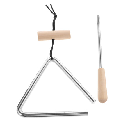 Musical Iron Triangle Percussion Instrument With Striker | My Little Wallaby