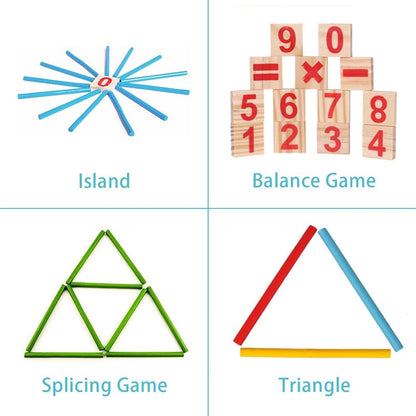 Wooden Maths Counting Toy | My Little Wallaby