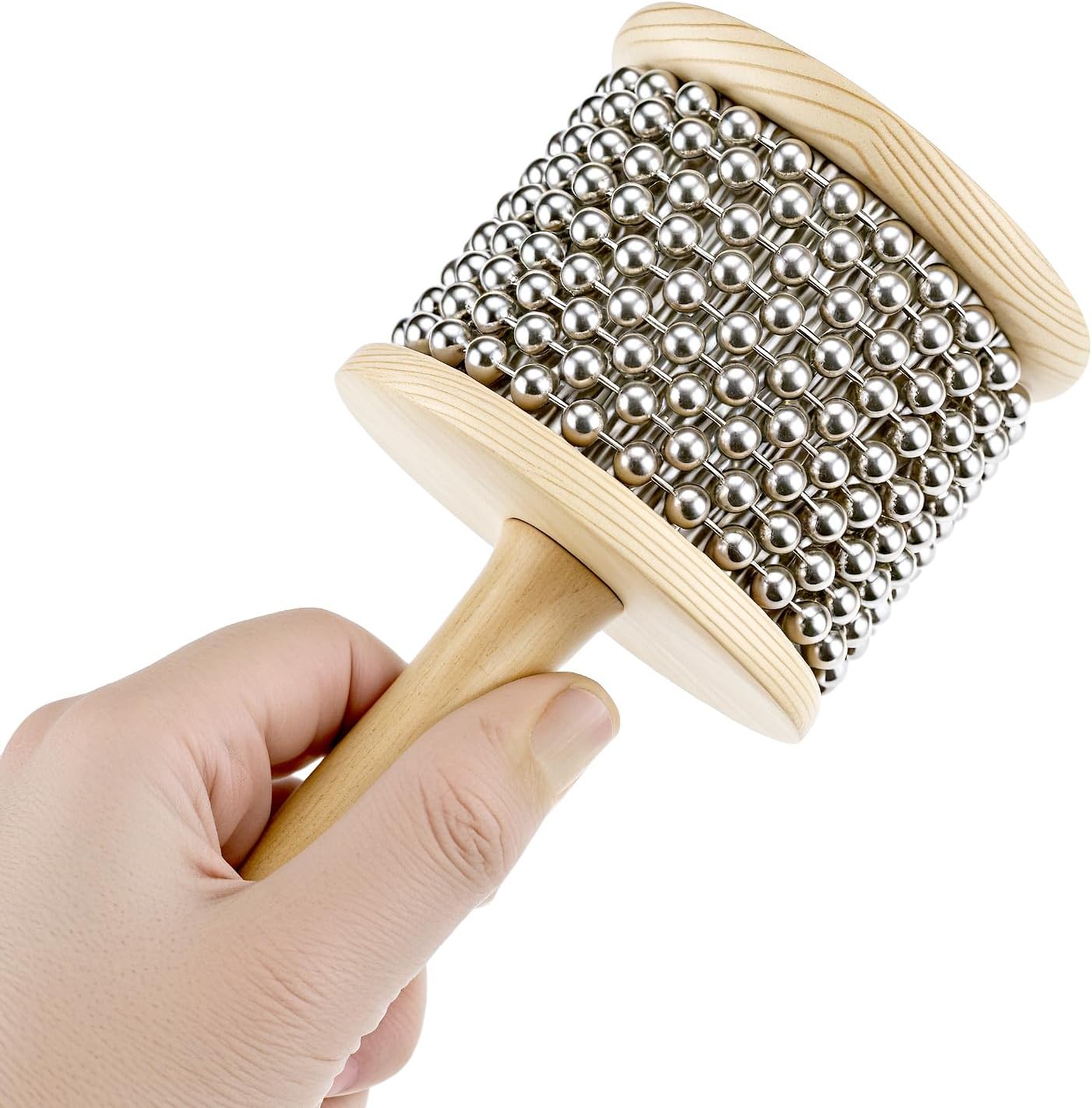Wooden Cabasa Percussion Instrument