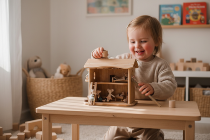 Two Story Cottage house imaginative play | My Little Wallaby