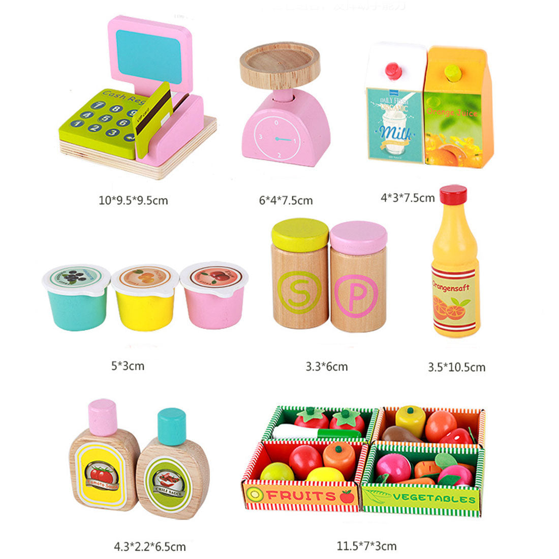 Wooden Pretend Play Marketplace Stand | My Little Wallaby