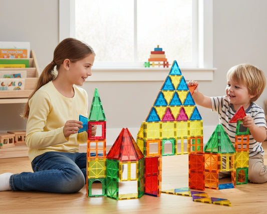BoPeep Kids Magnetic Tiles Blocks Building-2006733204467355649