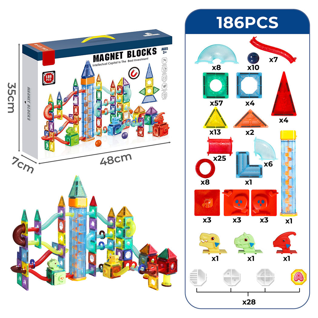 Kids Magnetic Tiles Blocks Dinosaur-2006732820621430786