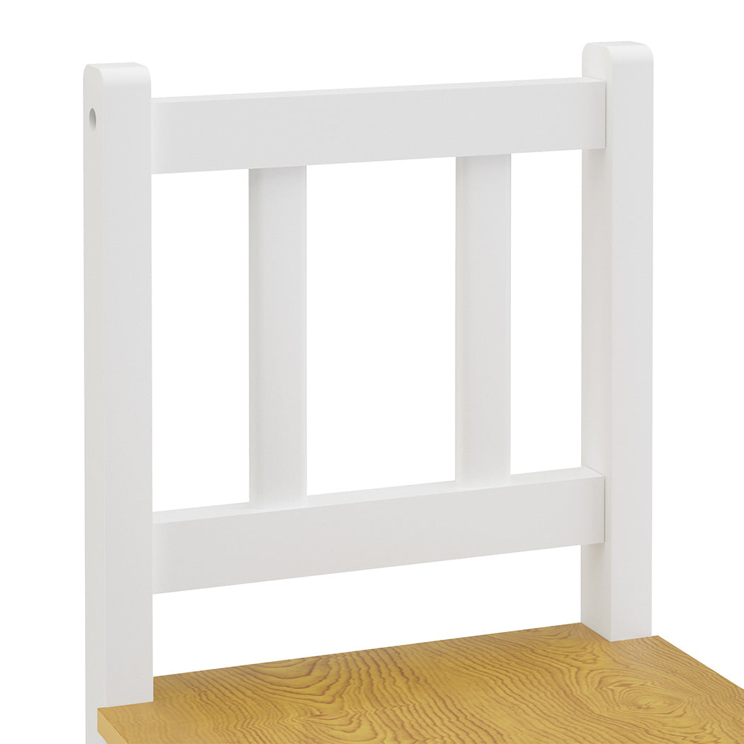 Bopeep Kids Table and Chairs Set Wooden 3PCS Study Play-2006732702165897221