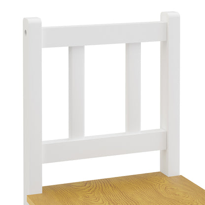 Bopeep Kids Table and Chairs Set Wooden 3PCS Study Play-2006732702165897221