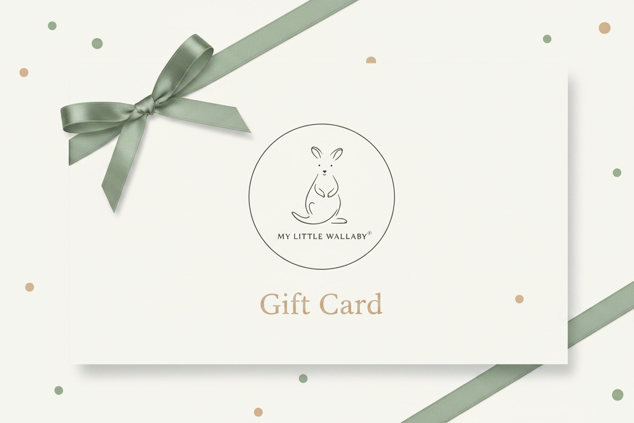 My Little Wallaby Gift Card moño esquina