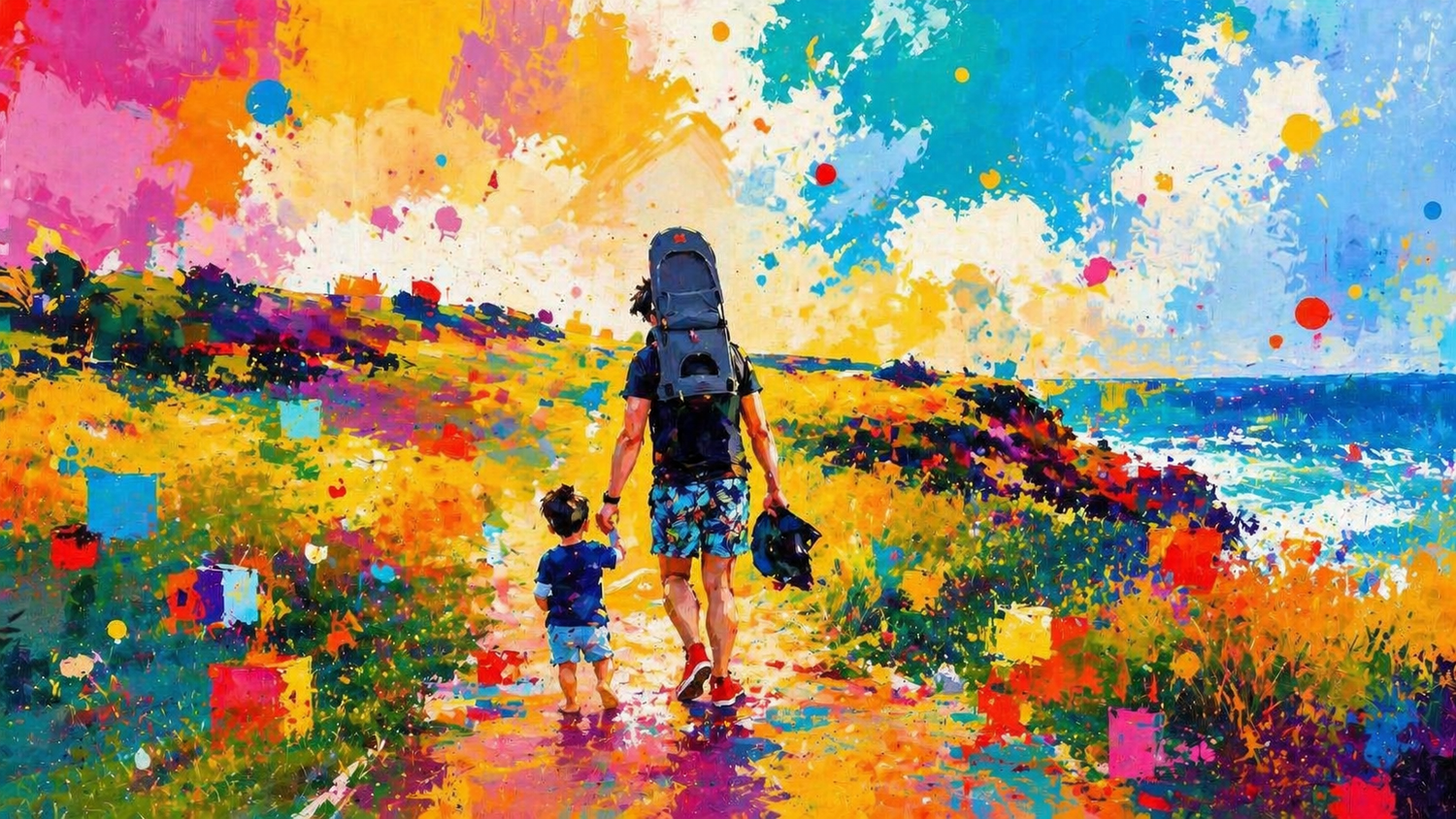 Ana and Daniel, founders of My Little Wallaby, enjoying outdoor adventures and family moments in Australia, reflecting a Brisbane-based family-led children’s brand inspired by nature, creativity and meaningful little moments
