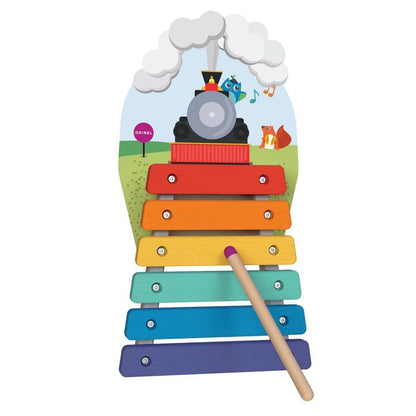 Oribel VertiPlay Wall Toy:  Musical Rail Track Xylophone-2029387303360794624