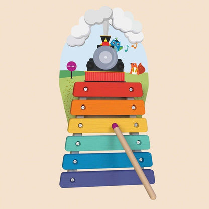 Oribel VertiPlay Wall Toy:  Musical Rail Track Xylophone-2029387303360794631