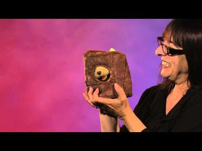 Bear In Tree Stump Puppet